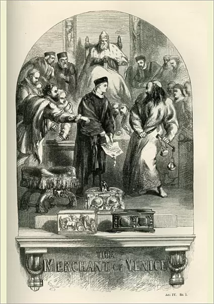 The Merchant of Venice - title page