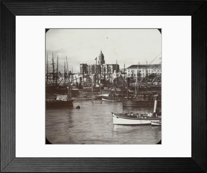 Framed Print : Spain and Portugal - Harbour Malaga Framed Print : Spain and Portugal - Harbour Malaga