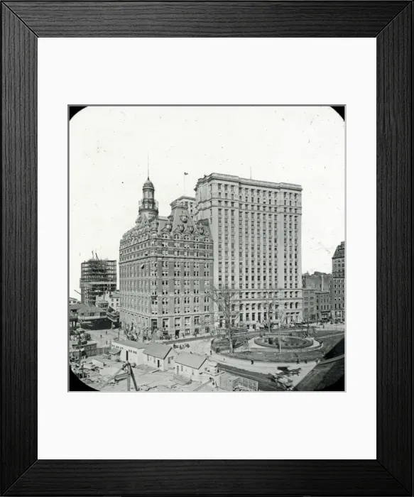 Framed Print : USA - Washington and Bowling Green Building. New York Framed Print : USA - Washington and Bowling Green Building. New York