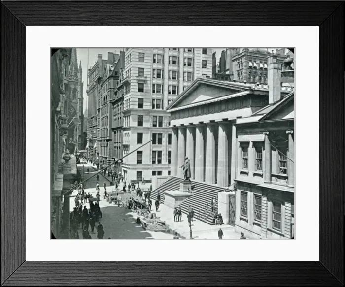 Framed Print : USA - Wall Street. New York Framed Print : USA - Wall Street. New York