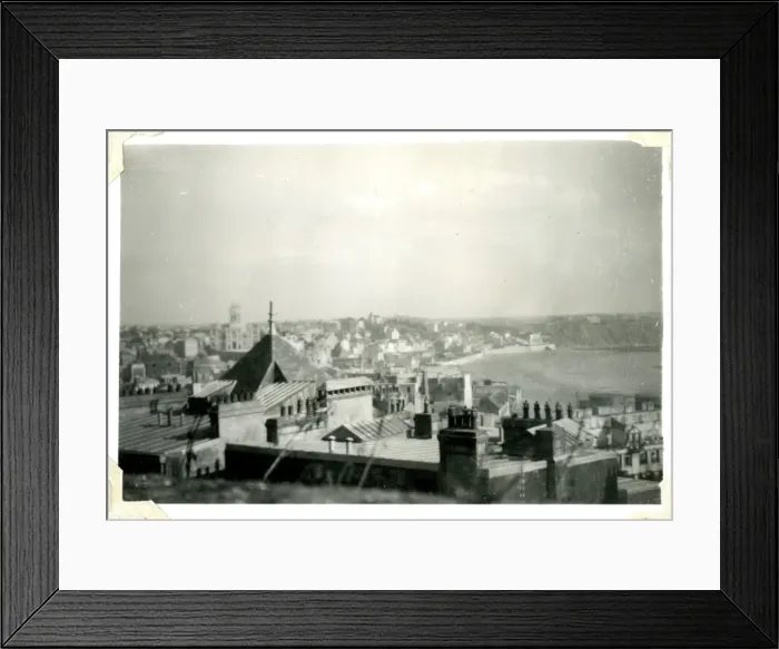Framed Print : View from WRNS Quarters, Normandy, France, WW2 Framed Print : View from WRNS Quarters, Normandy, France, WW2