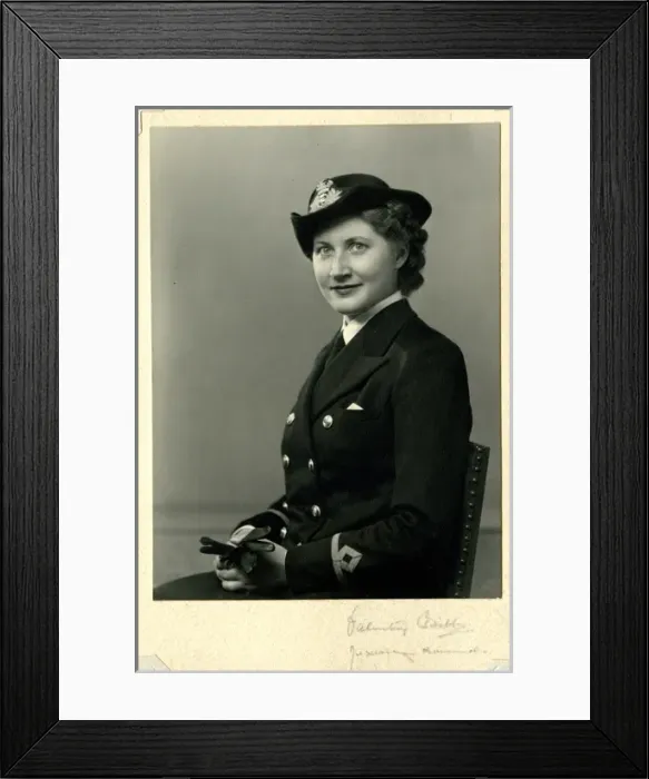 Framed Print : Margaret Woodyear, WRNS Framed Print : Margaret Woodyear, WRNS
