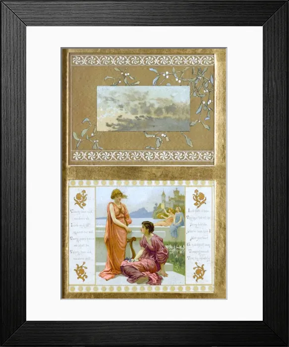 Framed Print : Design for Gilbert and Sullivan, A Dream of Patience Framed Print : Design for Gilbert and Sullivan, A Dream of Patience