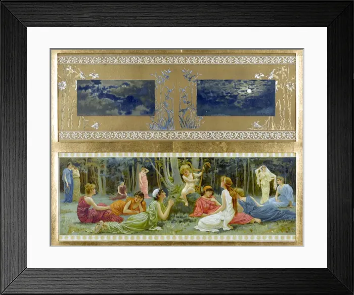Framed Print : Design for Gilbert and Sullivan, A Dream of Patience Framed Print : Design for Gilbert and Sullivan, A Dream of Patience