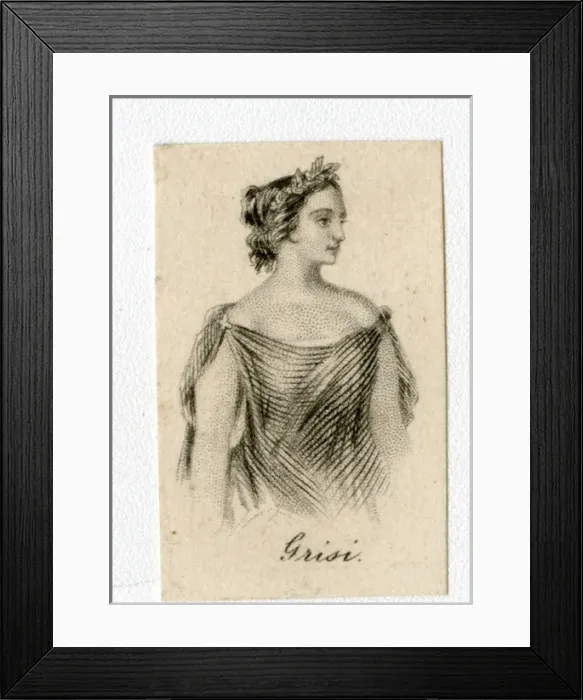 Framed Print : Giulia Grisi in the role of Adalgisa Framed Print : Giulia Grisi in the role of Adalgisa