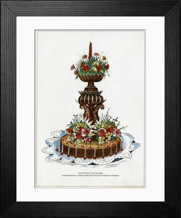 Framed Print : Elaborate cake display Framed Print : Elaborate cake display