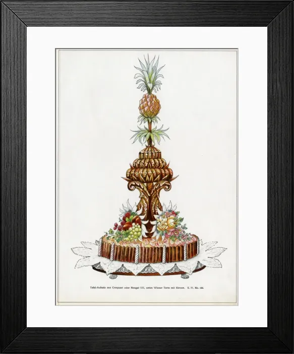 Framed Print : Elaborate cake display Framed Print : Elaborate cake display