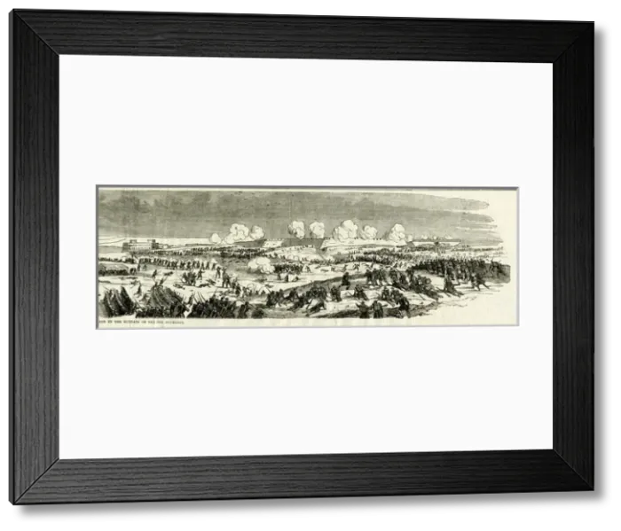 Framed Print : Crimean War, Sortie by Russians Framed Print : Crimean War, Sortie by Russians