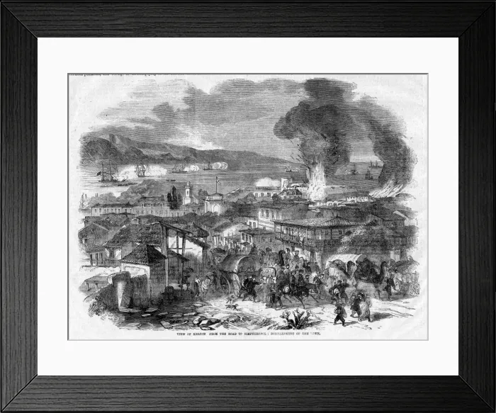 Framed Print : Crimean War, Kerch from the road to Simferopol Framed Print : Crimean War, Kerch from the road to Simferopol