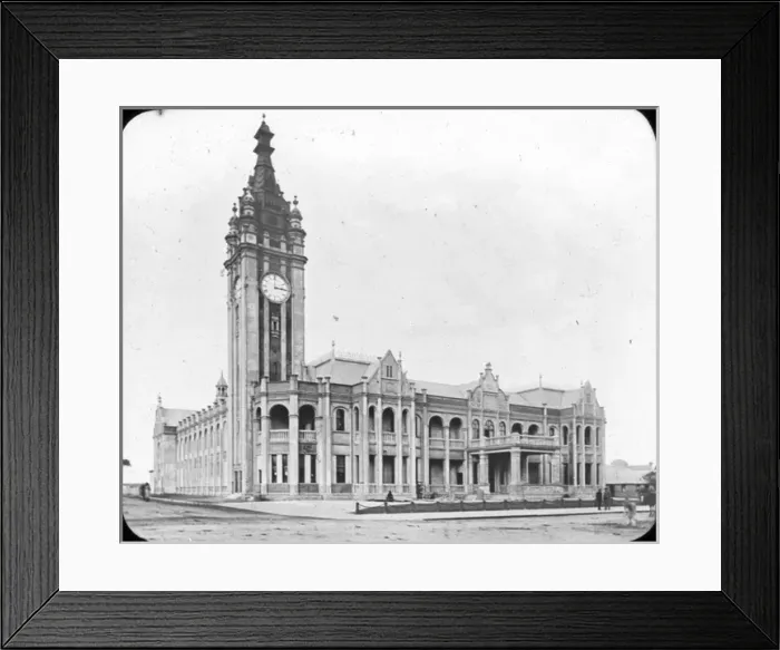 Framed Print : South Africa Cape Colony - East London Town Hall Framed Print : South Africa Cape Colony - East London Town Hall