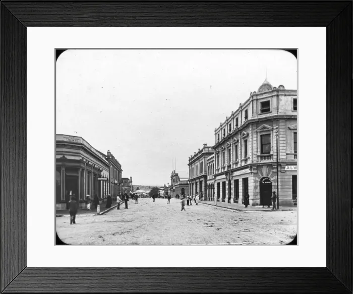 Framed Print : South Africa Cape Colony - King Williamstown Street Framed Print : South Africa Cape Colony - King Williamstown Street