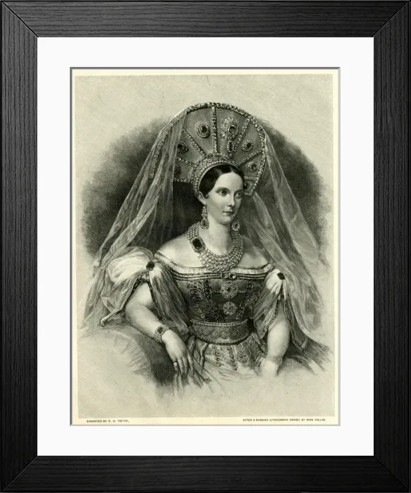 Framed Print : Empress Alexandra Feodorovna of Russia Framed Print : Empress Alexandra Feodorovna of Russia