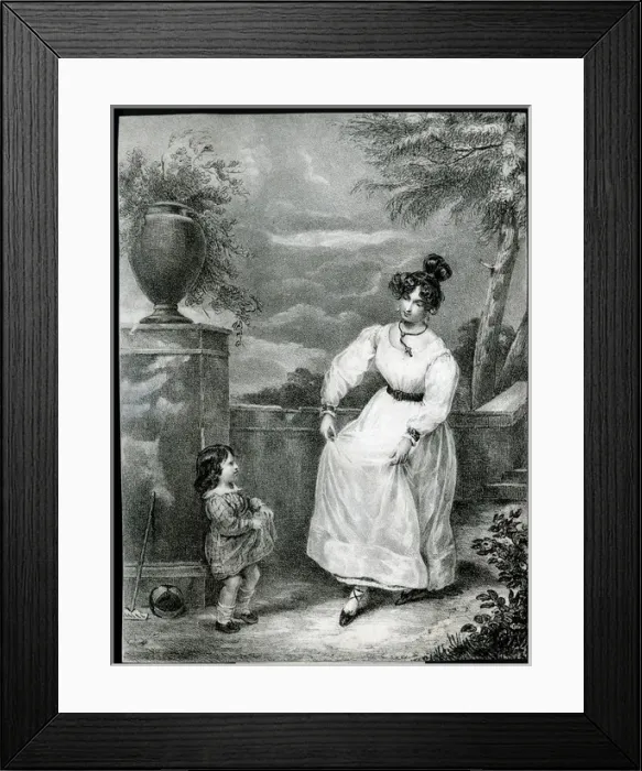 Framed Print : First Lesson in Dancing Framed Print : First Lesson in Dancing