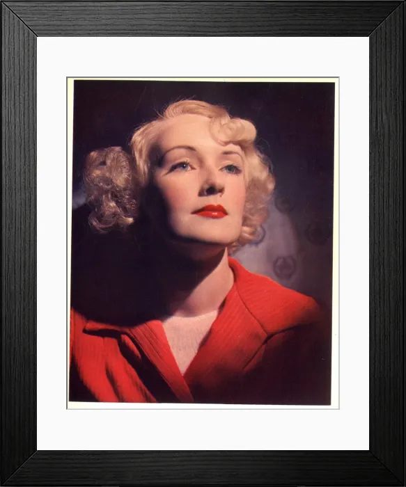Framed Print : Portrait of a woman in red Framed Print : Portrait of a woman in red