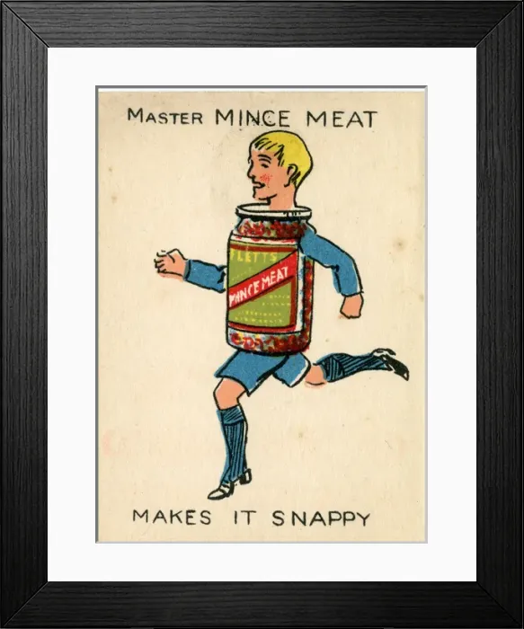 Framed Print : Fletts Happy Families - Master Mince Meat Framed Print : Fletts Happy Families - Master Mince Meat