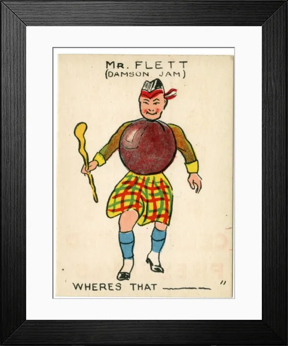 Framed Print : Fletts Happy Families - Mr Flett Framed Print : Fletts Happy Families - Mr Flett