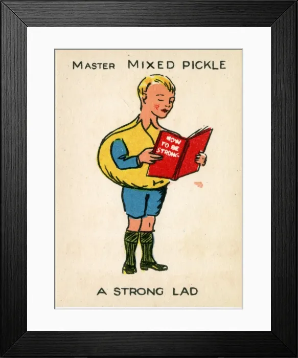 Framed Print : Fletts Happy Families - Master Mixed Pickle Framed Print : Fletts Happy Families - Master Mixed Pickle