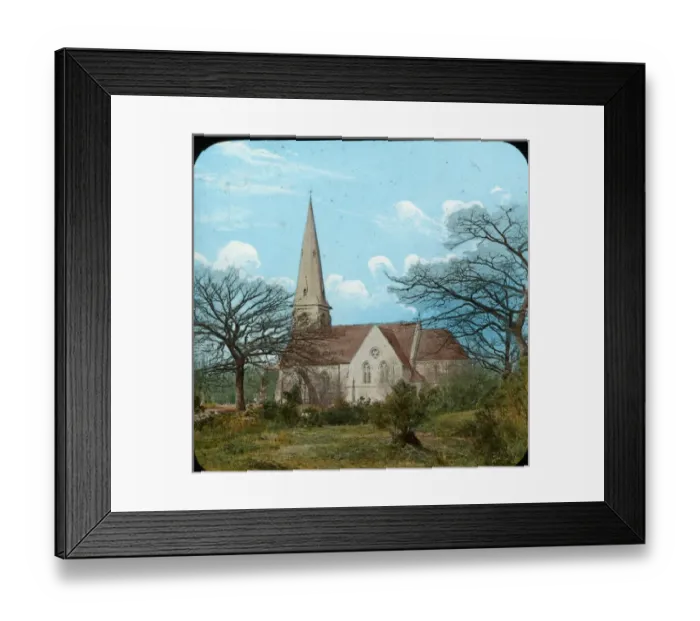 Framed Print : London, England - Church in the forest Framed Print : London, England - Church in the forest