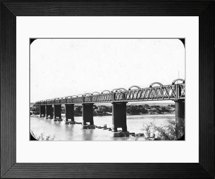Framed Print : South Africa Cape Colony - Bethulio Railway Bridge Framed Print : South Africa Cape Colony - Bethulio Railway Bridge