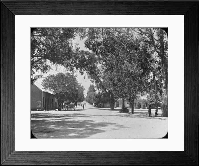 Framed Print : South Africa Cape Colony - Street view Framed Print : South Africa Cape Colony - Street view