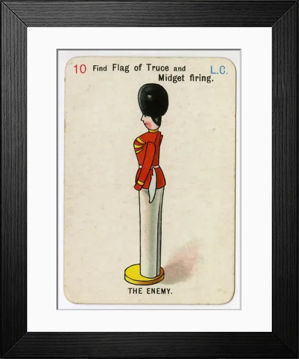 Framed Print : Florence Upton playing cards - The Enemy Framed Print : Florence Upton playing cards - The Enemy