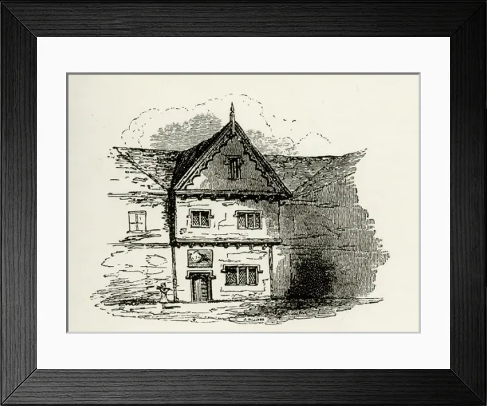 Framed Print : Birthplace of Sarah Siddons, Brecon, mid-Wales Framed Print : Birthplace of Sarah Siddons, Brecon, mid-Wales