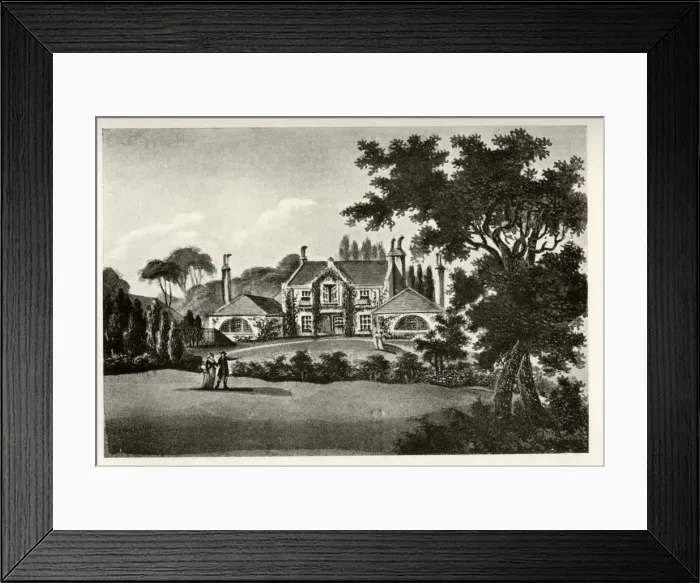 Framed Print : Home of Sarah Siddons, Westbourne Farm, London Framed Print : Home of Sarah Siddons, Westbourne Farm, London