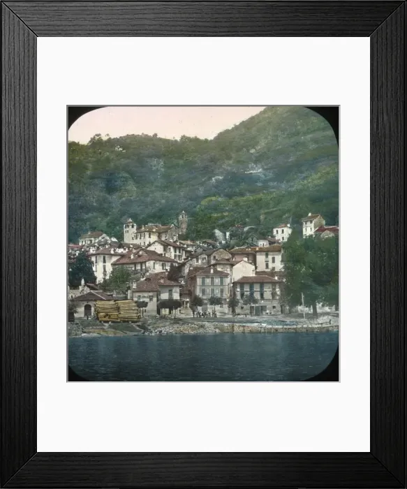 Framed Print : Italian Lakes - Maccapno Framed Print : Italian Lakes - Maccapno
