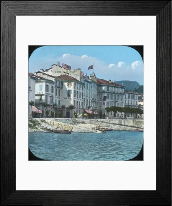 Framed Print : Italian Lakes - Intra Framed Print : Italian Lakes - Intra