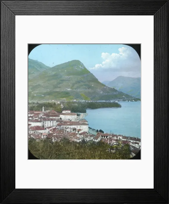 Framed Print : Italian Lakes - Lugano Framed Print : Italian Lakes - Lugano