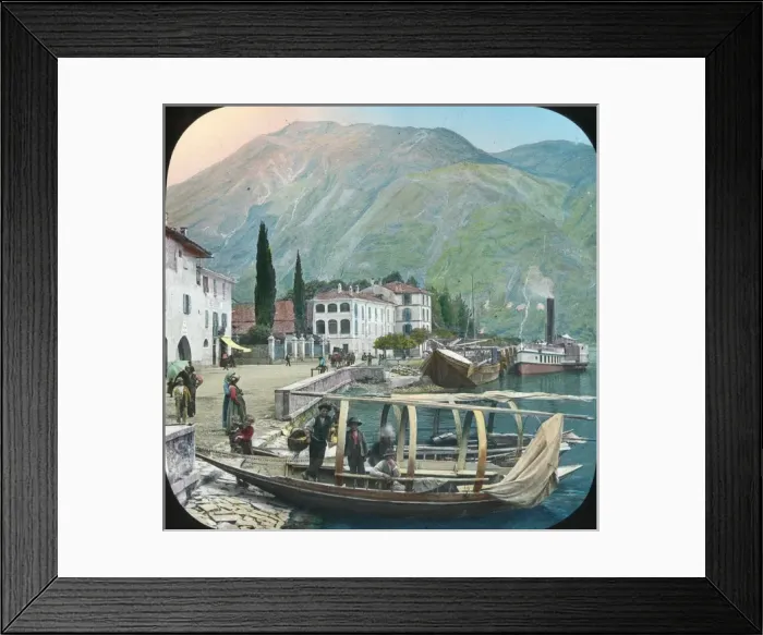 Framed Print : Italian Lakes - Portezza Framed Print : Italian Lakes - Portezza