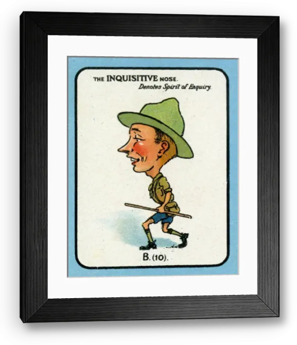 Framed Print : The Nose Game - Inquisitive Nose B10 Framed Print : The Nose Game - Inquisitive Nose B10