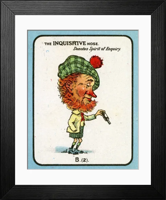 Framed Print : The Nose Game - Inquisitive Nose B2 Framed Print : The Nose Game - Inquisitive Nose B2
