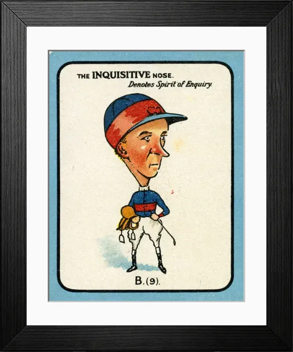Framed Print : The Nose Game - Inquisitive Nose B9 Framed Print : The Nose Game - Inquisitive Nose B9