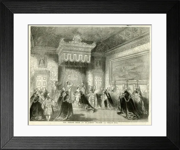 Framed Print : Throne Room, St Jamess Palace, London Framed Print : Throne Room, St Jamess Palace, London