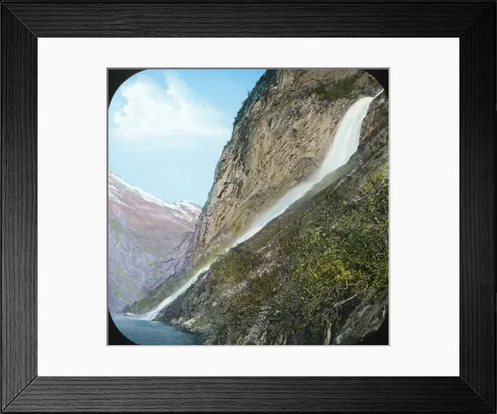 Framed Print : Western Norway - Waterfall Framed Print : Western Norway - Waterfall