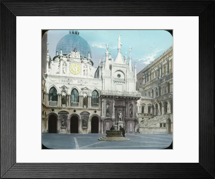 Framed Print : Venice, Italy - Giants Staircase Framed Print : Venice, Italy - Giants Staircase