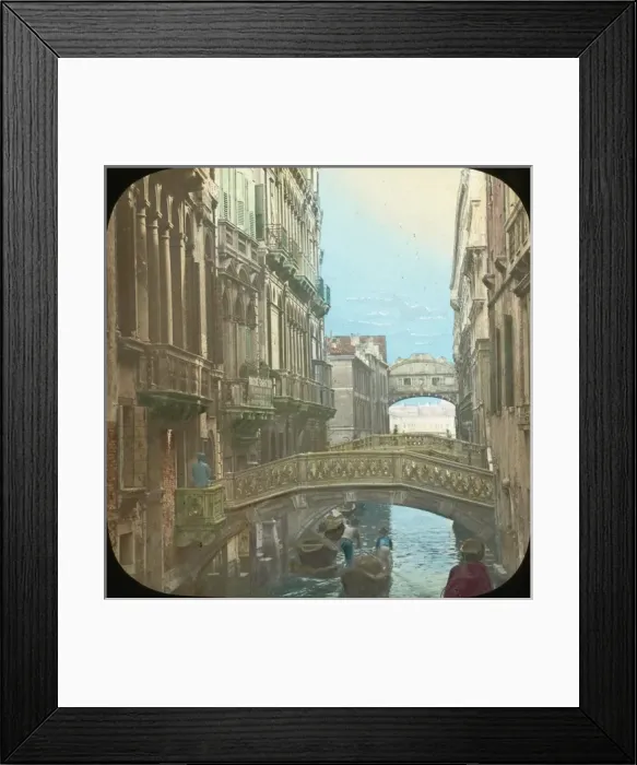 Framed Print : Venice, Italy - Canal and Bridge of Sighs Framed Print : Venice, Italy - Canal and Bridge of Sighs