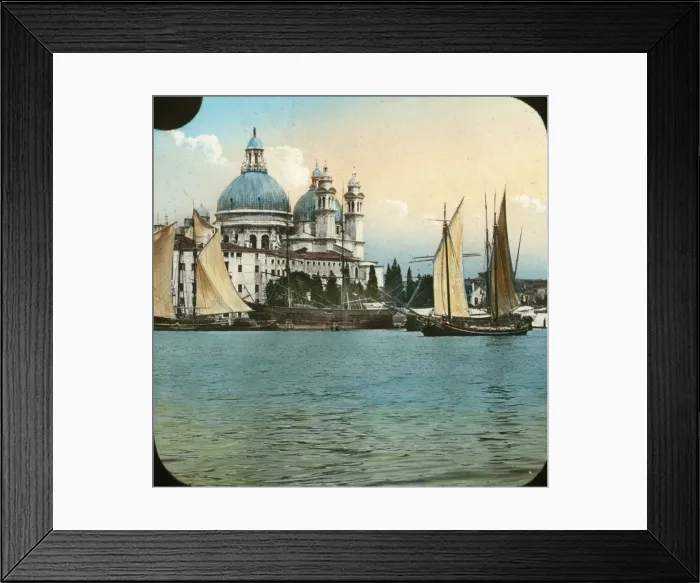 Framed Print : Venice, Italy - The Church of Santa Maria della Salute