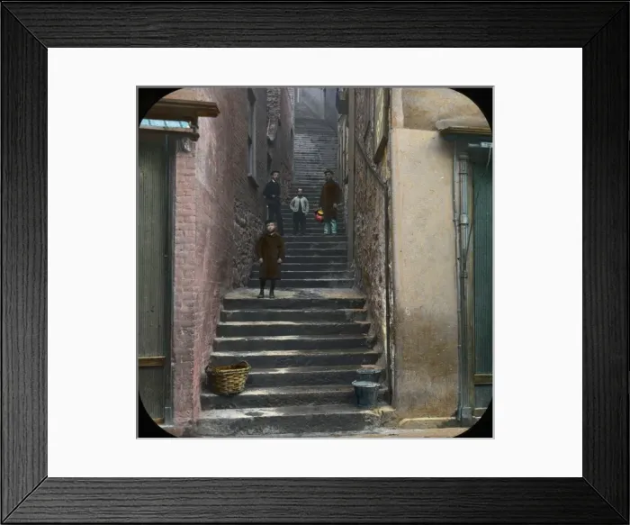 Framed Print : The Channel Islands - Constitution steps Framed Print : The Channel Islands - Constitution steps
