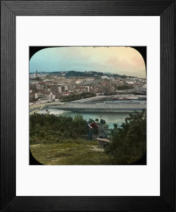 Framed Print : The Channel Islands - Cliff top view St Peters port Framed Print : The Channel Islands - Cliff top view St Peters port