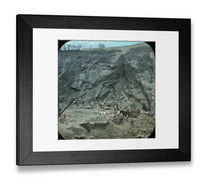 Framed Print : The Channel Islands - Granite Quarries Framed Print : The Channel Islands - Granite Quarries