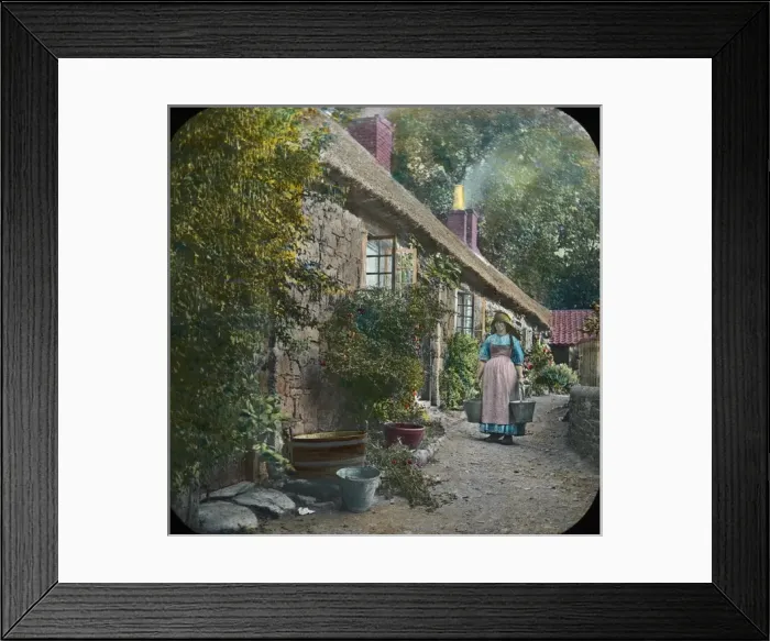 Framed Print : The Channel Islands - Cottages, Sark Framed Print : The Channel Islands - Cottages, Sark