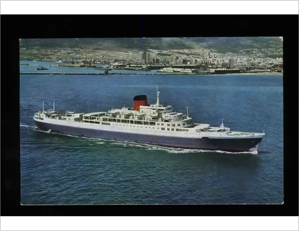 RMS Windsor Castle, Union Castle Line, at Capetown