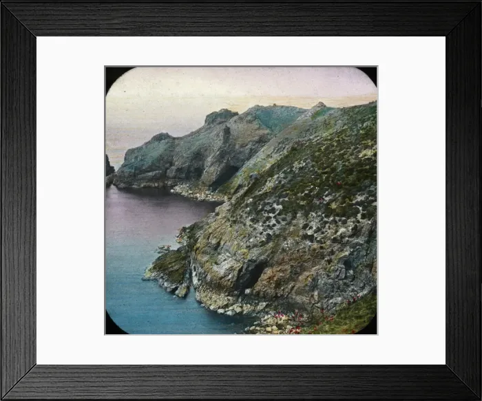 Framed Print : The Channel Islands - Goulist Rocks and Caves Framed Print : The Channel Islands - Goulist Rocks and Caves