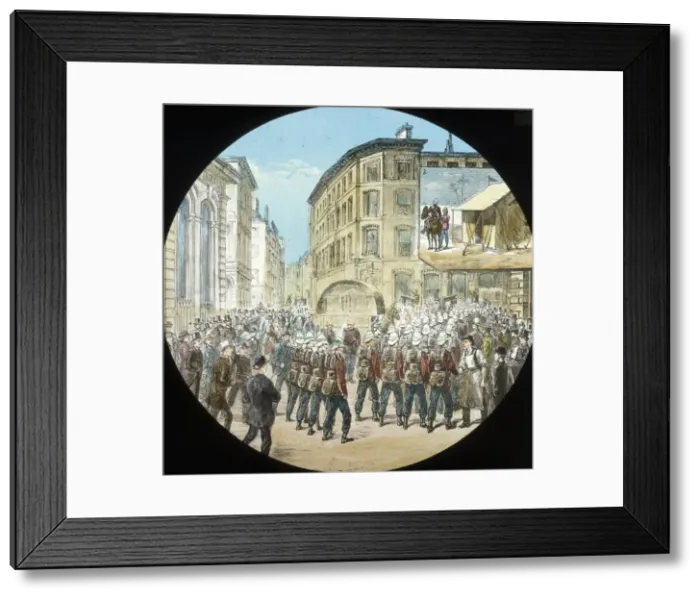 Framed Print : Mahdist War - Sudan Campaign - P. O. Volunteers Parade Framed Print : Mahdist War - Sudan Campaign - P. O. Volunteers Parade