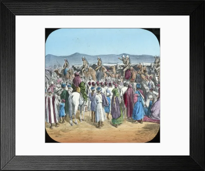 Framed Print : Mahdist War - Sudan Campaign - Hicks Pasha and Staff Framed Print : Mahdist War - Sudan Campaign - Hicks Pasha and Staff