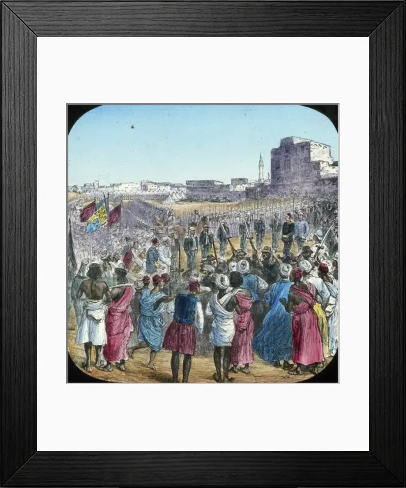 Framed Print : Mahdist War - Sudan Campaign - Reception Framed Print : Mahdist War - Sudan Campaign - Reception