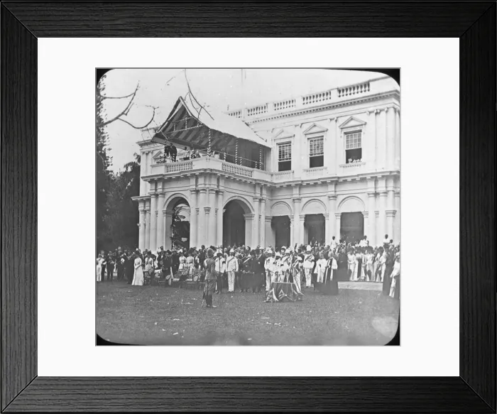 Framed Print : Tour of the Colonies - Presentation of Colours, Ceylon Framed Print : Tour of the Colonies - Presentation of Colours, Ceylon