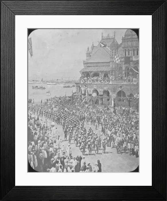 Framed Print : Tour of the Colonies - Leaving Singapore Pier Framed Print : Tour of the Colonies - Leaving Singapore Pier